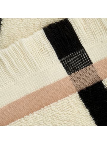 BELLA MAISON Handtuch ''Ella'' in Creme/ Schwarz - (L)90 x (B)50 cm