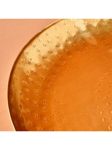 BELLA MAISON Serveerdienblad "Serra" goudkleurig - Ø 29 cm