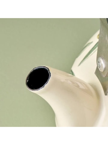 BELLA MAISON Theepot crème/groen - 2 l