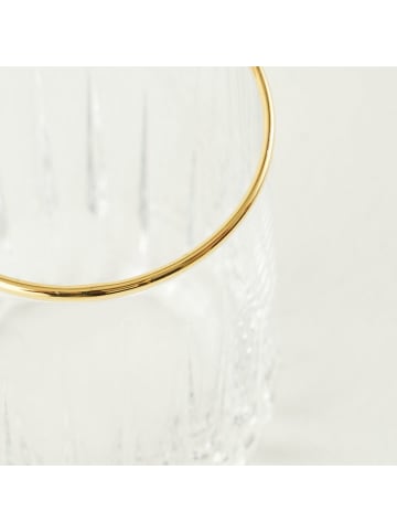 BELLA MAISON Szklanki (6 szt.) w kolorze złotym - 135 ml