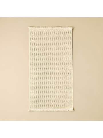 BELLA MAISON Kurzflor-Teppich ''Solo'' in Creme - (L)180 x (B)120 cm