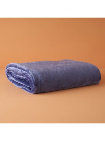 BELLA MAISON Bettüberwurf ''Shelly'' in Blau - (L)220 x (B)200 cm