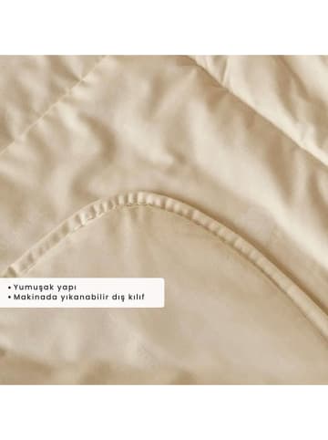 BELLA MAISON Wollen dekbed "Deluxe" wit - (L)215 x (B)195 cm