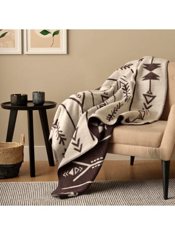 BELLA MAISON Koc w kolorze brązowo-beżowym