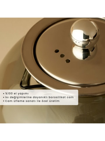 BELLA MAISON Imbryk "Porky" w kolorze szarym - 1,45 l