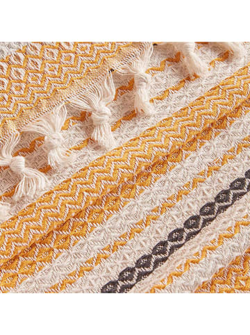 BELLA MAISON Narzuta "Linea" w kolorze żółto-niebiesko-kremowym - 220 x 160 cm