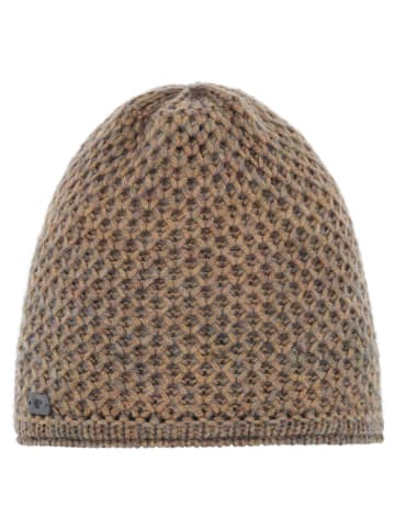 Eisbär Mütze "Tula" in Hellbraun/ Grau