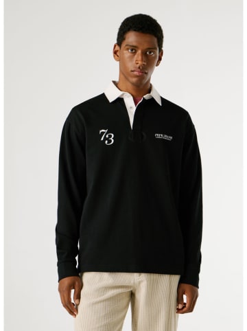 Pepe Jeans Koszulka polo "Cameron" w kolorze czarnym