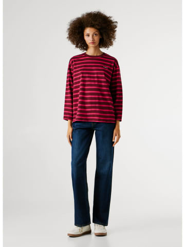 Pepe Jeans Longsleeve "Banilla" in Rot/ Rosa