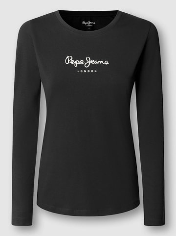 Pepe Jeans Longsleeve "New Virginia" zwart