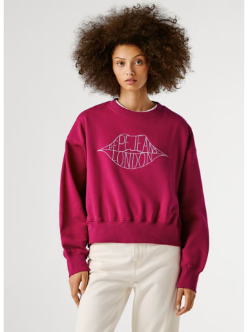 Pepe Jeans Sweatshirt "Bernis" in Rot