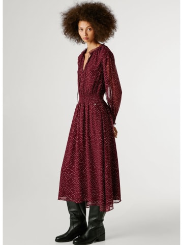 Pepe Jeans Jurk "Mariette" bordeaux