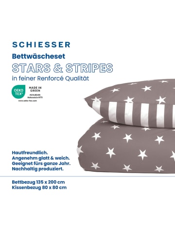 Schiesser Renforcé beddengoedset bruin