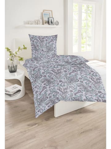 Schiesser Renforcé beddengoedset wit/turquoise