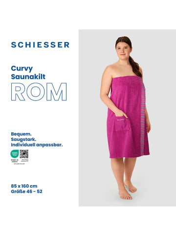 Schiesser Saunakilt "Rom" roze