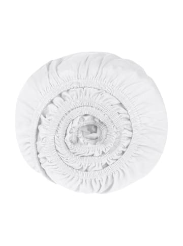 Schiesser Fijnbiber hoeslaken "Finni" wit