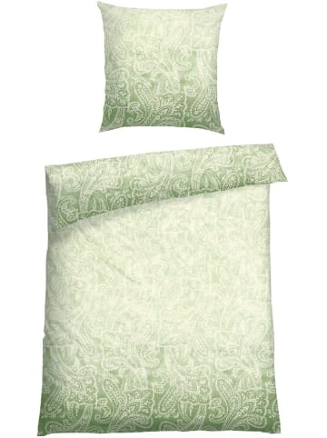 Schiesser Renforcé beddengoedset "Claira" groen