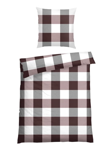 Schiesser Fijnbiber beddengoedset "Alice" grijs