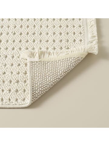 BELLA MAISON Baumwoll-Teppich "Solo" in Creme