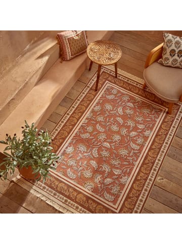 BELLA MAISON Baumwoll-Teppich in Hellbraun