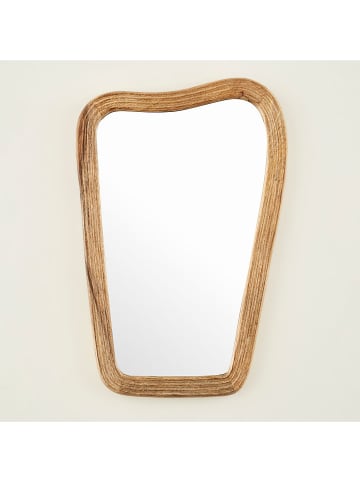 BELLA MAISON Wandspiegel "Alia" in Natur - (B)33 x (H)50 cm