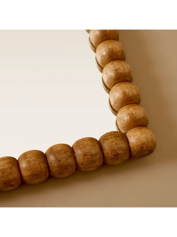 BELLA MAISON Wandspiegel "Bubble" in Natur - (B)46 x (H)68 cm