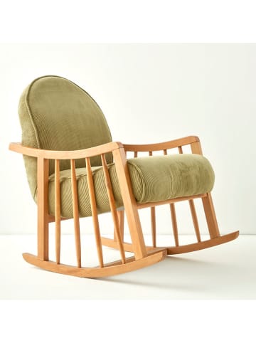 BELLA MAISON Schommelstoel "Alen" kaki - (B)85 x (H)67 x (D)75 cm