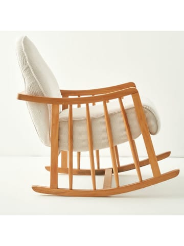 BELLA MAISON Schommelstoel "Alen" crème - (B)85 x (H)67 x (D)75 cm
