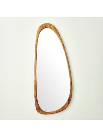 BELLA MAISON Lustro ścienne "Eva" w kolorze jasnobrązowym - 43 x 101 cm