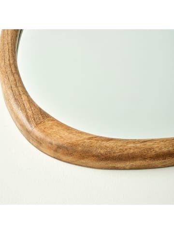 BELLA MAISON Wandspiegel "Eva" in Natur - (B)43 x (H)101 cm