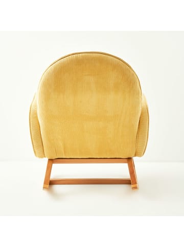 BELLA MAISON Schommelstoel "Meira" mosterdgeel - (B)78 x (H)75 x (D)91 cm