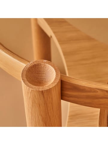 BELLA MAISON Set van twee tafels "Bloom" eikenhoutkleurig