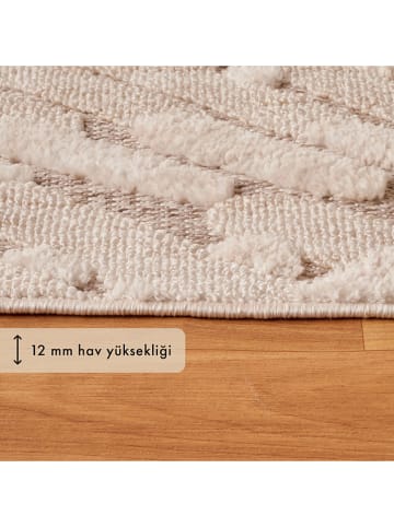 BELLA MAISON Kurzflor-Teppich "Sienna" in Taupe