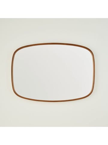 BELLA MAISON Wandspiegel "Cloudy" in Walnuss - (B)62 x (H)88 cm