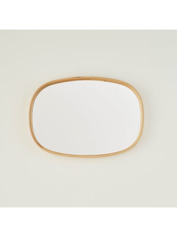 BELLA MAISON Wandspiegel "Cloudy" eikenhoutkleurig - (B)38 x (H)55 cm