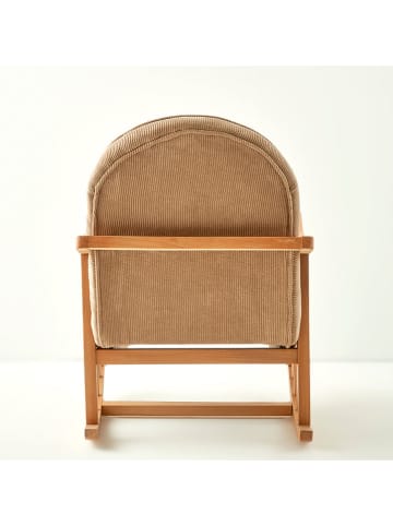 BELLA MAISON Schaukelstuhl "Alen" in Beige - (B)67 x (H)75 x (T)85 cm