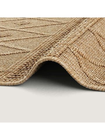 BELLA MAISON Dywan bawełniany "Girona" w kolorze jasnobrązowym