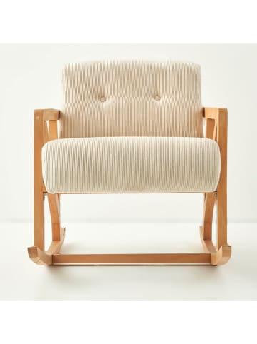 BELLA MAISON Schommelstoel "Just" crème - (B)80 x (H)68 x (D)93 cm