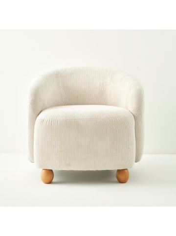 BELLA MAISON Fauteuil "Ayora" crème - (B)80 x (H)77 x (D)82 cm