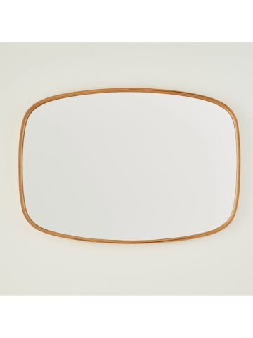 BELLA MAISON Wandspiegel "Cloudy" in Eiche - (B)62 x (H)88 cm