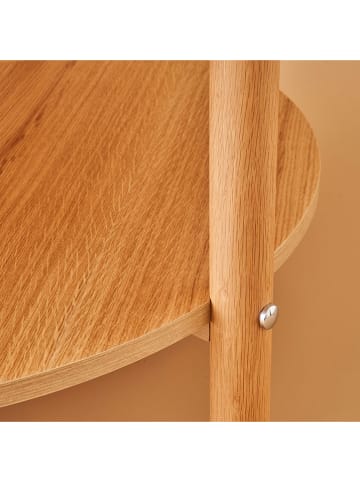 BELLA MAISON Salontafel "Olivia" eikenhoutkleurig - (H)45 x Ø 80 cm