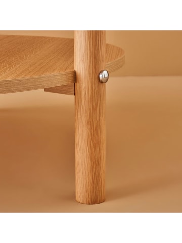 BELLA MAISON Salontafel "Olivia" eikenhoutkleurig - (H)45 x Ø 80 cm