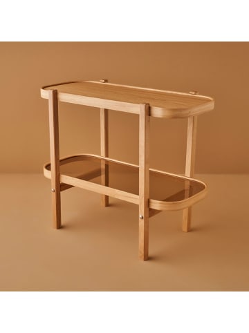 BELLA MAISON Regał "Retro" w kolorze jasnobrązowym - 103 x 85 x 42 cm