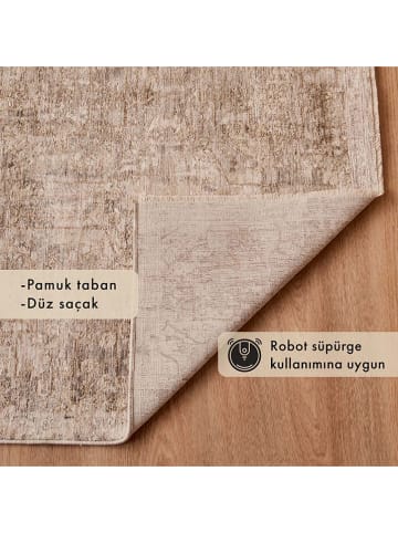 BELLA MAISON Laagpolig tapijt "Zenvio" taupe