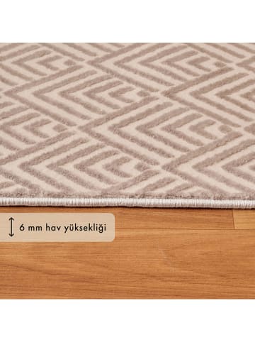 BELLA MAISON Laagpolig tapijt "Veluna" beige