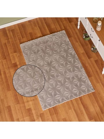 BELLA MAISON Kurzflor-Teppich "Tesio" in Grau
