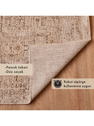 BELLA MAISON Laagpolig tapijt "Jovak" bruin