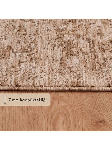 BELLA MAISON Kurzflor-Teppich "Nexora" in Braun