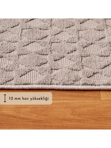 BELLA MAISON Kurzflor-Teppich "Quarta" in Grau