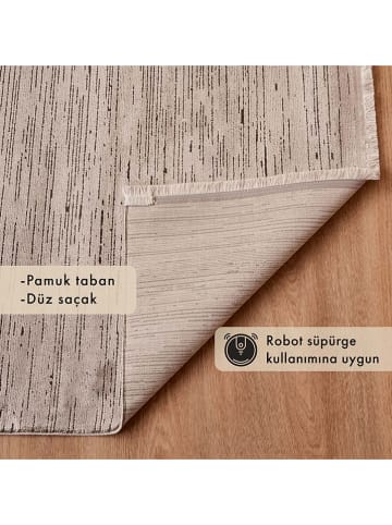 BELLA MAISON Laagpolig tapijt "Vedra" grijs